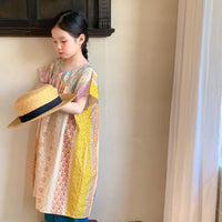 Load image into Gallery viewer, Baby Kid Girls Striped Flower Print Dresses Wholesale 230315699
