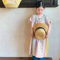 Load image into Gallery viewer, Baby Kid Girls Striped Flower Print Dresses Wholesale 230315699
