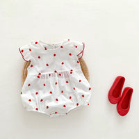 Load image into Gallery viewer, Baby Girls Love heart Print Rompers Wholesale 230315700
