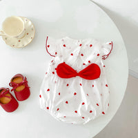 Load image into Gallery viewer, Baby Girls Love heart Print Rompers Wholesale 230315700
