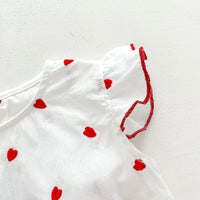 Load image into Gallery viewer, Baby Girls Love heart Print Rompers Wholesale 230315700

