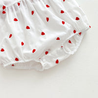 Load image into Gallery viewer, Baby Girls Love heart Print Rompers Wholesale 230315700
