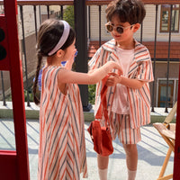 Load image into Gallery viewer, Baby Kid Unisex Striped Dresses Wholesale 230315707
