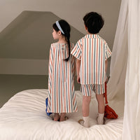 Load image into Gallery viewer, Baby Kid Unisex Striped Dresses Wholesale 230315707
