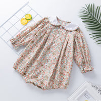 Load image into Gallery viewer, Baby Girls Flower Print Rompers Wholesale 23031571
