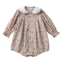 Load image into Gallery viewer, Baby Girls Flower Print Rompers Wholesale 23031571

