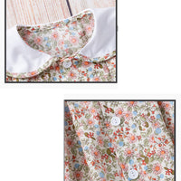 Load image into Gallery viewer, Baby Girls Flower Print Rompers Wholesale 23031571
