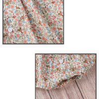 Load image into Gallery viewer, Baby Girls Flower Print Rompers Wholesale 23031571

