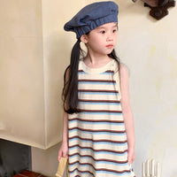Load image into Gallery viewer, Baby Kid Girls Striped Dresses Wholesale 230315710
