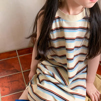 Load image into Gallery viewer, Baby Kid Girls Striped Dresses Wholesale 230315710
