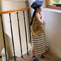 Load image into Gallery viewer, Baby Kid Girls Striped Dresses Wholesale 230315710
