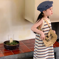 Load image into Gallery viewer, Baby Kid Girls Striped Dresses Wholesale 230315710
