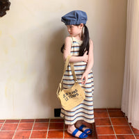 Load image into Gallery viewer, Baby Kid Girls Striped Dresses Wholesale 230315710
