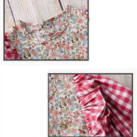 Load image into Gallery viewer, Baby Girls Checked Rompers Wholesale 23031573
