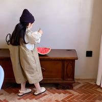 Load image into Gallery viewer, 2 Pieces Set Baby Kid Girls Solid Color Tops And Dresses Wholesale 230315739
