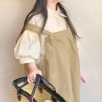 Load image into Gallery viewer, 2 Pieces Set Baby Kid Girls Solid Color Tops And Dresses Wholesale 230315739
