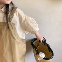 Load image into Gallery viewer, 2 Pieces Set Baby Kid Girls Solid Color Tops And Dresses Wholesale 230315739
