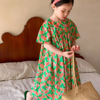 Load image into Gallery viewer, Baby Kid Girls Flower Print Dresses Wholesale 230315746
