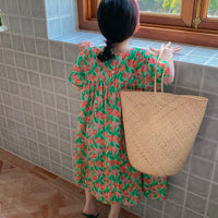 Load image into Gallery viewer, Baby Kid Girls Flower Print Dresses Wholesale 230315746
