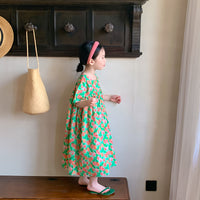 Load image into Gallery viewer, Baby Kid Girls Flower Print Dresses Wholesale 230315746
