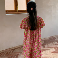 Load image into Gallery viewer, Baby Kid Girls Flower Print Dresses Wholesale 230315746
