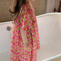 Load image into Gallery viewer, Baby Kid Girls Flower Print Dresses Wholesale 230315746
