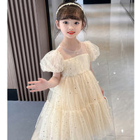 Load image into Gallery viewer, Baby Kid Girls Star Dresses Wholesale 230315784
