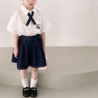 Load image into Gallery viewer, 2 Pieces Set Baby Kid Boys Bow Shirts And Solid Color Shorts Wholesale 230315791
