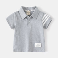 Load image into Gallery viewer, Baby Kid Boys Striped Polo Shirts Wholesale 230317252
