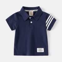 Load image into Gallery viewer, Baby Kid Boys Striped Polo Shirts Wholesale 230317252
