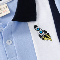 Load image into Gallery viewer, Baby Kid Boys Color-blocking Cartoon Embroidered Polo Shirts Wholesale 230317255

