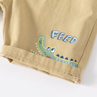 Load image into Gallery viewer, Baby Kid Boys Letters Dinosaur Cartoon Print Shorts Wholesale 230317257
