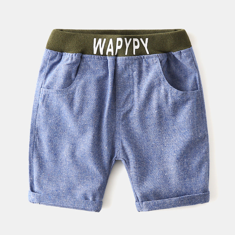 Baby Kid Boys Letters Color-blocking Shorts Wholesale 230317258
