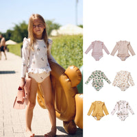 Load image into Gallery viewer, Baby Kid Girls Cartoon Print Beach Rompers Wholesale 230317261
