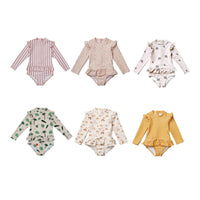 Load image into Gallery viewer, Baby Kid Girls Cartoon Print Beach Rompers Wholesale 230317261
