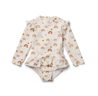 Load image into Gallery viewer, Baby Kid Girls Cartoon Print Beach Rompers Wholesale 230317261
