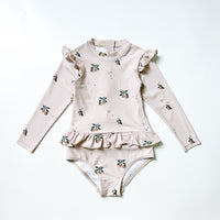 Load image into Gallery viewer, Baby Kid Girls Cartoon Print Beach Rompers Wholesale 230317261
