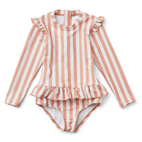 Load image into Gallery viewer, Baby Kid Girls Cartoon Print Beach Rompers Wholesale 230317261

