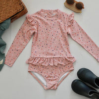 Load image into Gallery viewer, Baby Kid Girls Cartoon Print Beach Rompers Wholesale 230317261
