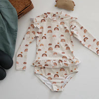 Load image into Gallery viewer, Baby Kid Girls Cartoon Print Beach Rompers Wholesale 230317261
