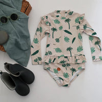 Load image into Gallery viewer, Baby Kid Girls Cartoon Print Beach Rompers Wholesale 230317261
