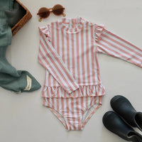 Load image into Gallery viewer, Baby Kid Girls Cartoon Print Beach Rompers Wholesale 230317261
