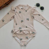 Load image into Gallery viewer, Baby Kid Girls Cartoon Print Beach Rompers Wholesale 230317261

