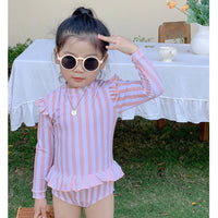 Load image into Gallery viewer, Baby Kid Girls Cartoon Print Beach Rompers Wholesale 230317261
