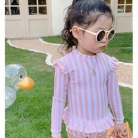 Load image into Gallery viewer, Baby Kid Girls Cartoon Print Beach Rompers Wholesale 230317261
