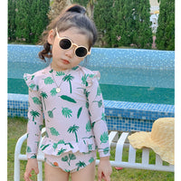 Load image into Gallery viewer, Baby Kid Girls Cartoon Print Beach Rompers Wholesale 230317261
