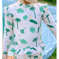 Load image into Gallery viewer, Baby Kid Girls Cartoon Print Beach Rompers Wholesale 230317261
