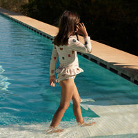 Load image into Gallery viewer, Baby Kid Girls Cartoon Print Beach Rompers Wholesale 230317261
