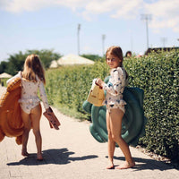 Load image into Gallery viewer, Baby Kid Girls Cartoon Print Beach Rompers Wholesale 230317261
