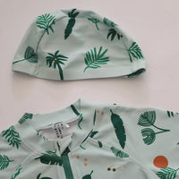 Load image into Gallery viewer, Baby Kid Unisex Striped Cartoon Print Beach Rompers Swimwears Wholesale 230317262
